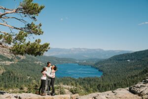 Overlooking Donner Lake family session
