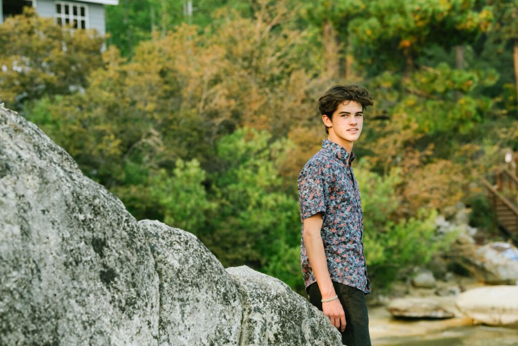 North Tahoe high senior natural portraits during a senior session Tahoe captured by your Tahoe senior photographer Annie X Photographie