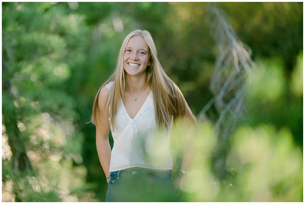 North Lake Tahoe senior photographer capturing natural portraits in Olympic Valley