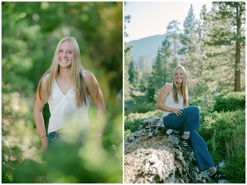 Palisades Tahoe senior photos with North Lake Tahoe senior photographer Annie X Photographie