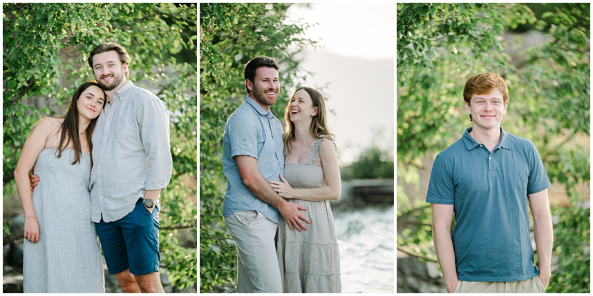 Family session in North Lake Tahoe portraits of the adult children