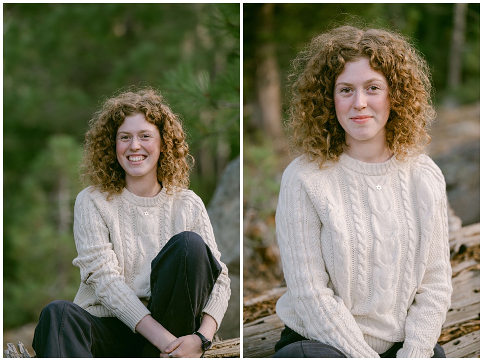 Warm evening light over Palisades Tahoe family session captured by Truckee photographer