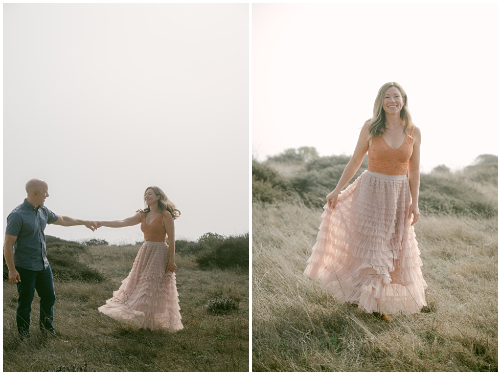 The parents candi moments during a Marin family shoot captured by Annie X Photographie