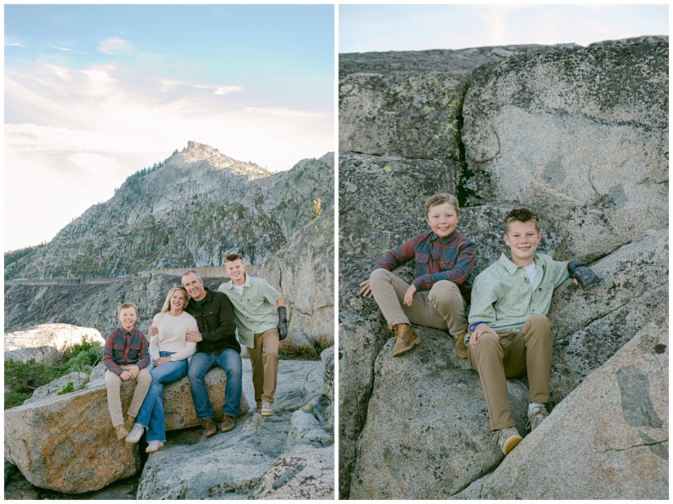Truckee family photos captured by Tahoe family photographer Annie X Photographie